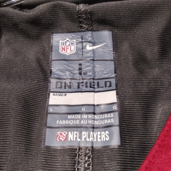 Large Nike NFL Tampa Bay Gronkowski football jersey. Gray and red. - Picture 3 of 6